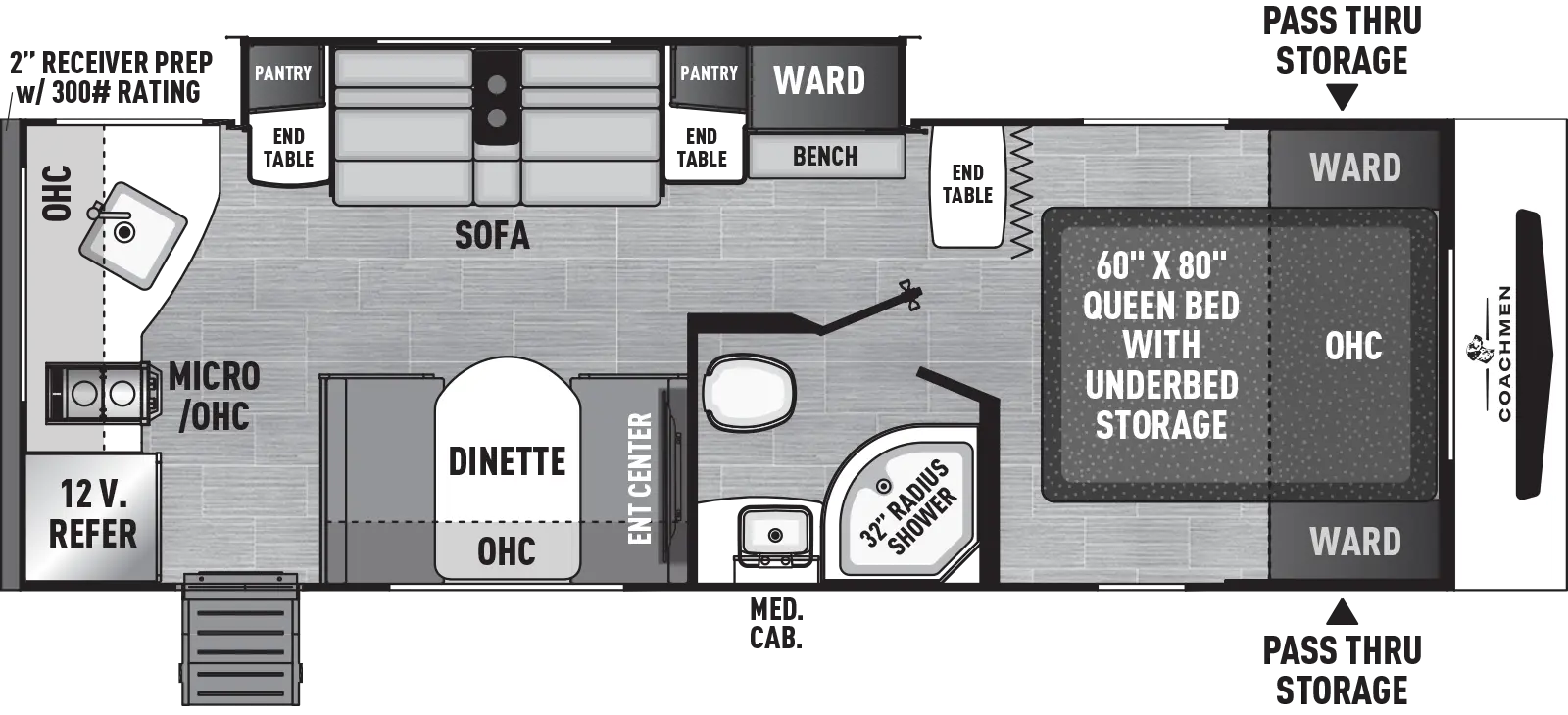 Freedom Express Select 247SE Floorplan